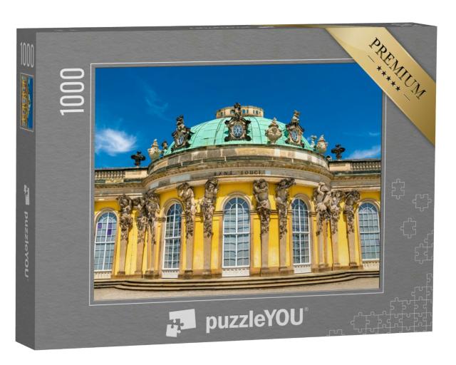 Puzzle 1000 Teile „Schloss Sanssouci, das Sommerpalais von Friedrich dem Großen in Potsdam“