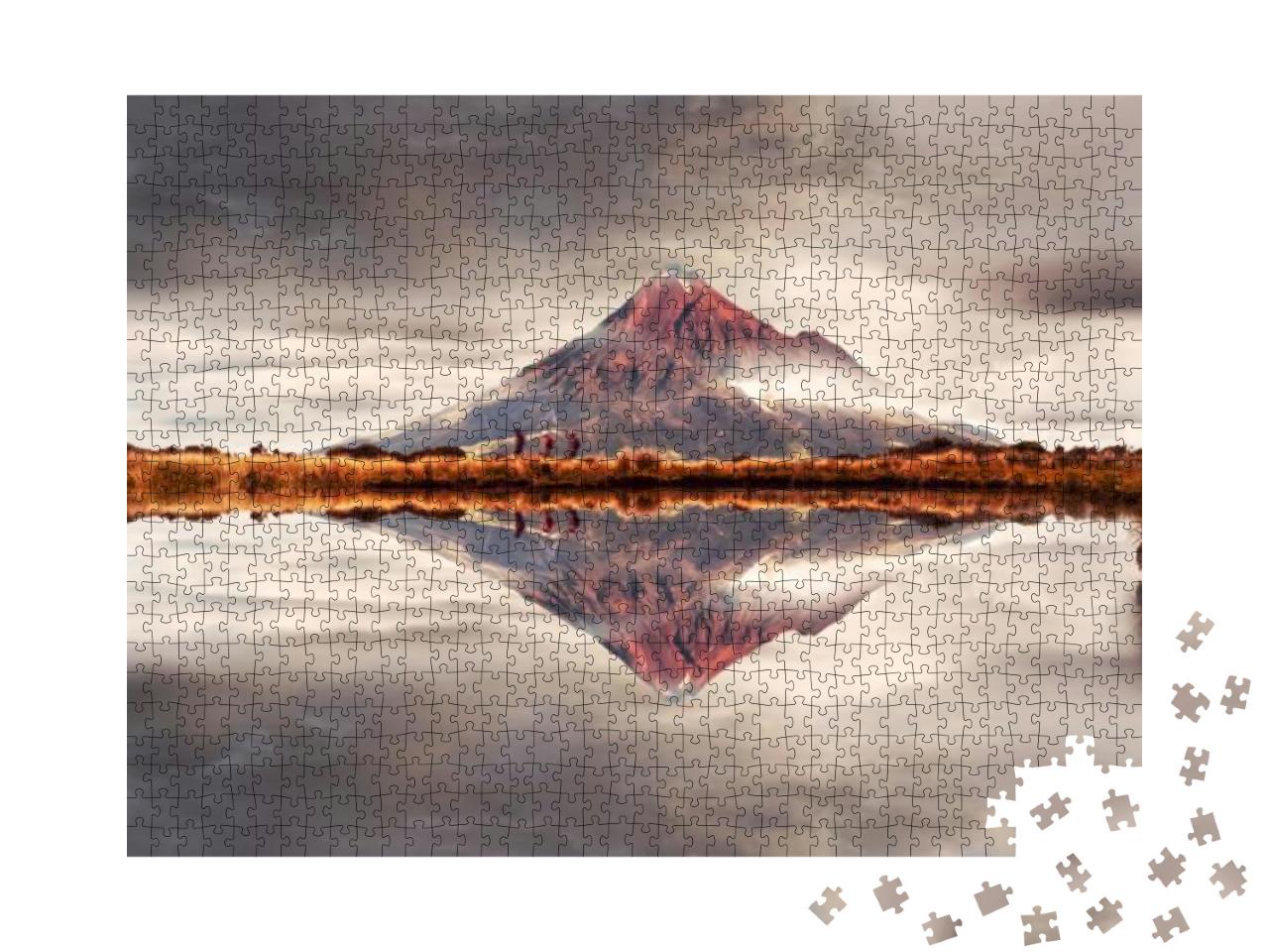 Puzzle 1000 Teile „Mount Taranaki, Neuseeland“