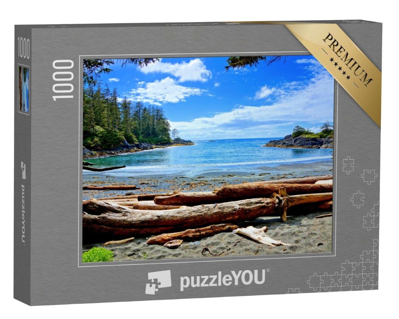 Puzzle 1000 Teile „Küste des Pacific Rim National Park, Vancouver Island, Kanada“
