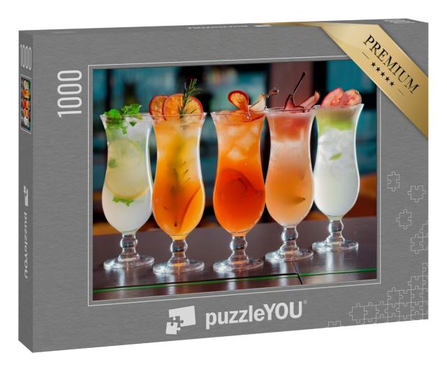 Puzzle 1000 Teile „Cocktails und Erfrischungsgetränke“