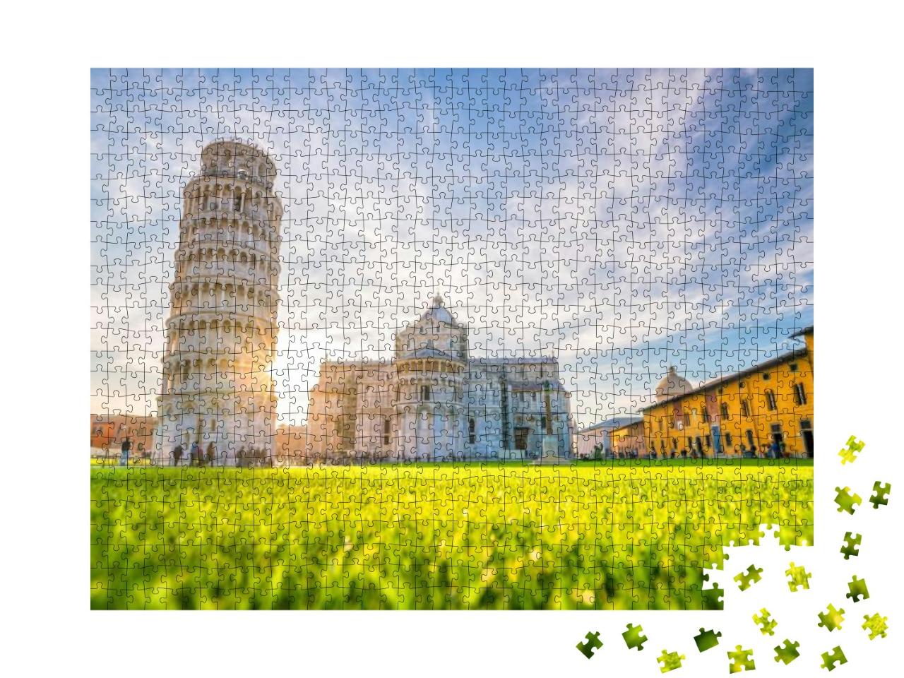 Puzzle 1000 Teile „Dom von Pisa und der Schiefe Turm, Italien“