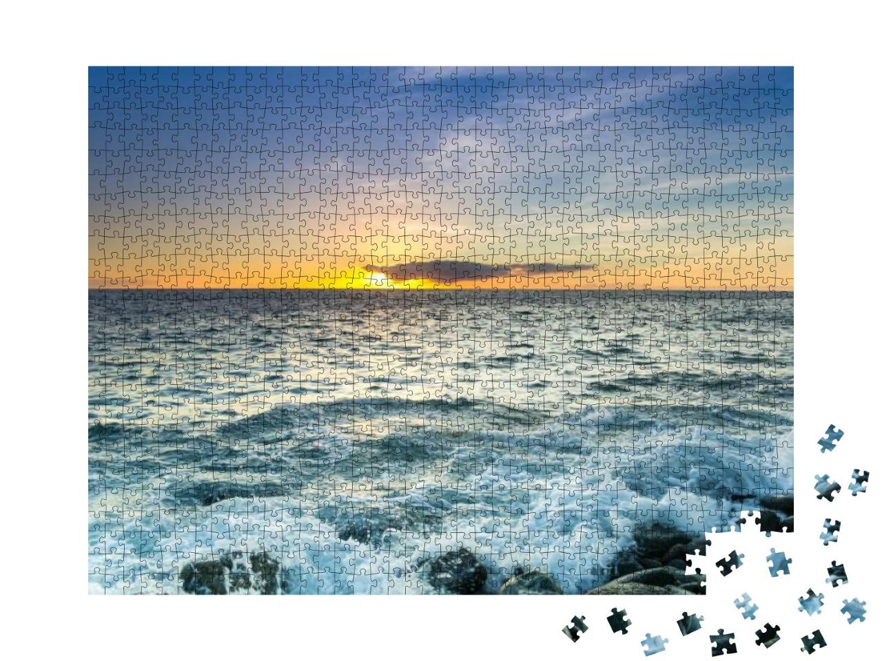 Puzzle 1000 Teile „Die Küste des Atlantischen Ozeans, Gran Canaria, Kanarische Inseln“