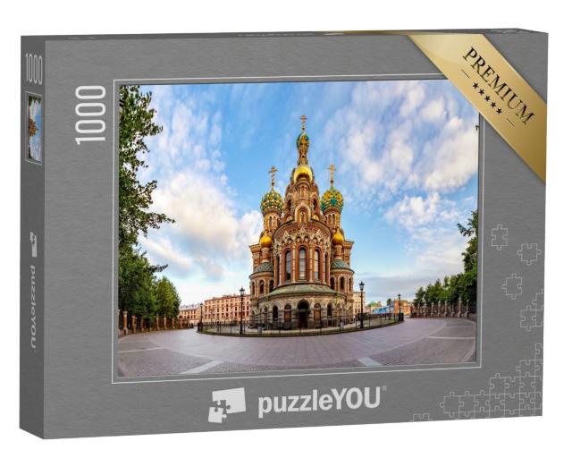 Puzzle 1000 Teile „Kathedrale der Auferstehung Christi, St. Petersburg“