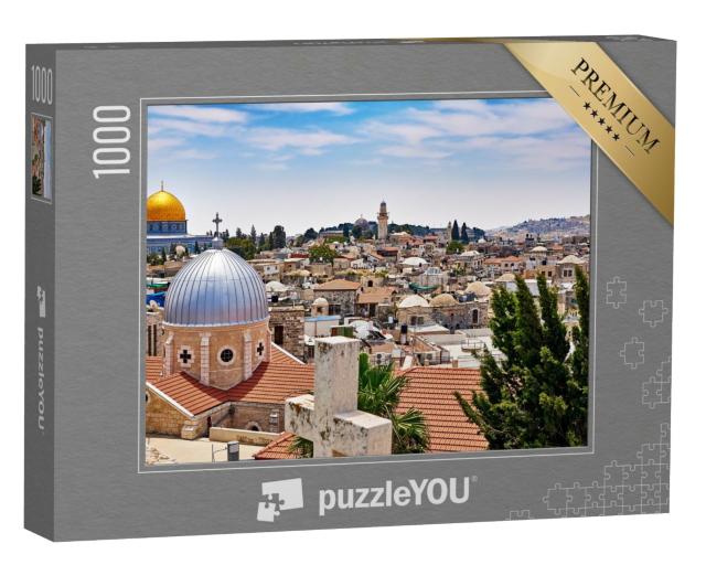 Puzzle 1000 Teile „Wunderschöner Blick über Jerusalem, Israel“