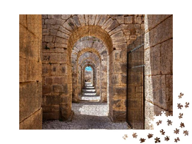 Puzzle 1000 Teile „Antiker Torbogen in Pergamon, Türkei“