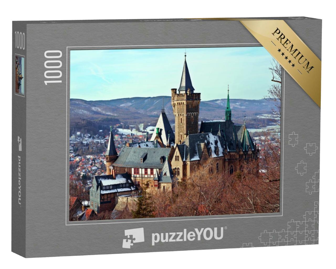 Puzzle 1000 Teile „Das malerische Schloss von Wernigerode “