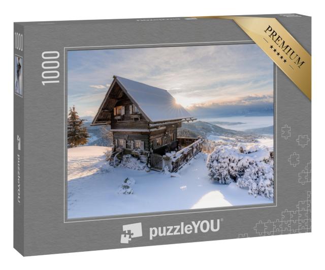 Puzzle 1000 Teile „Wintersonnenaufgang“
