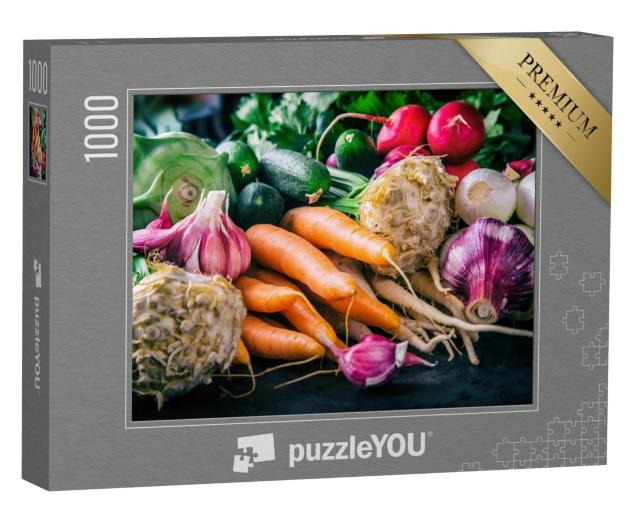 Puzzle 1000 Teile „Sortiment von knackig frischem Gemüse“