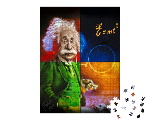 Puzzle 1000 Teile „Albert Einstein“