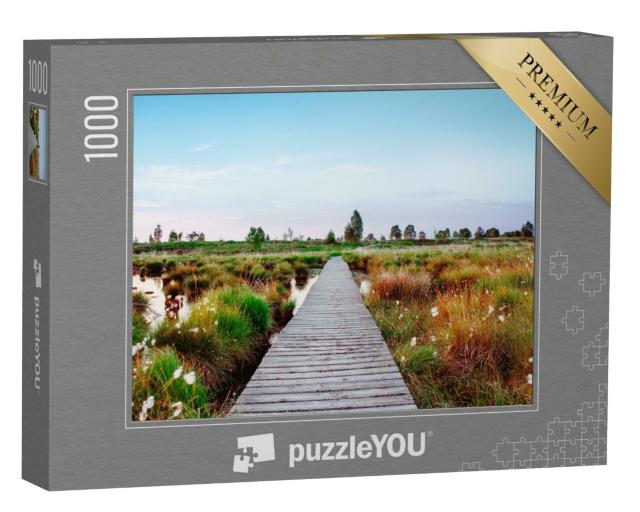 Puzzle 1000 Teile „Geheimnisvolles Hohes Venn, Belgien und Deutschland“