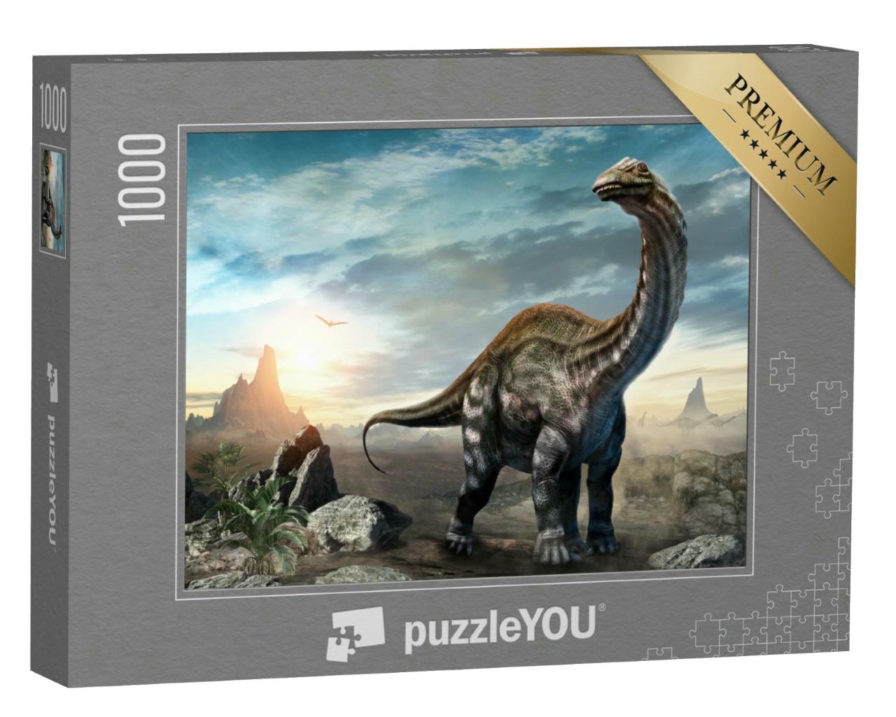 Puzzle 1000 Teile „Apatosaurus Dinosaurier “