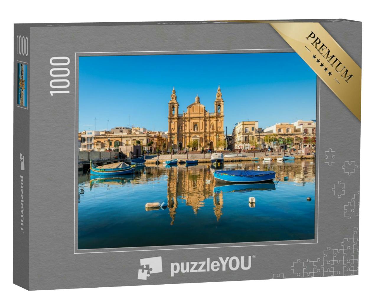 Puzzle 1000 Teile „Kirche von Sliema auf Malta“