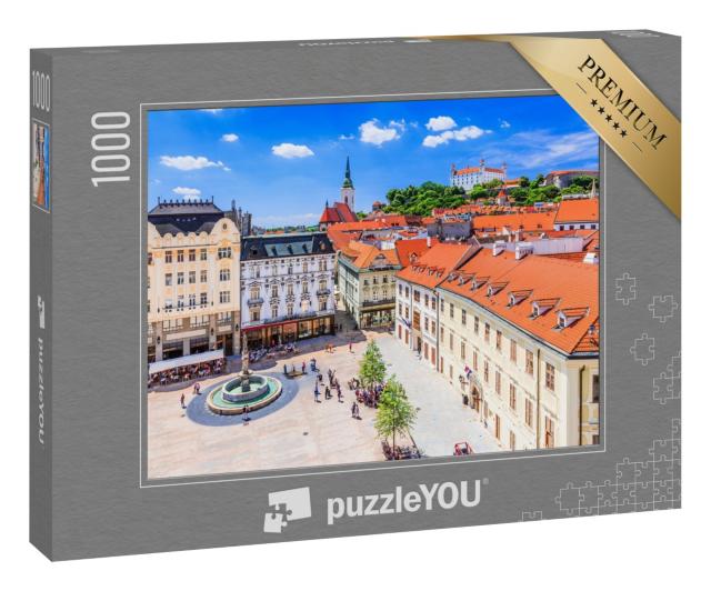 Puzzle 1000 Teile „Impression von Bratislava, Hauptstadt der Slowakei“