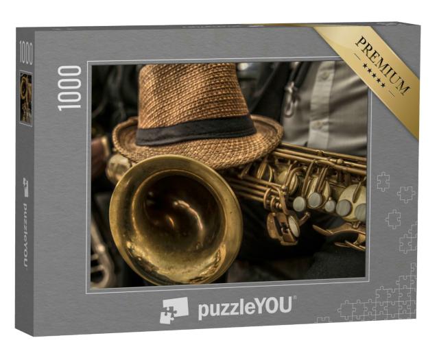 Puzzle 1000 Teile „Impression mit Saxophon“