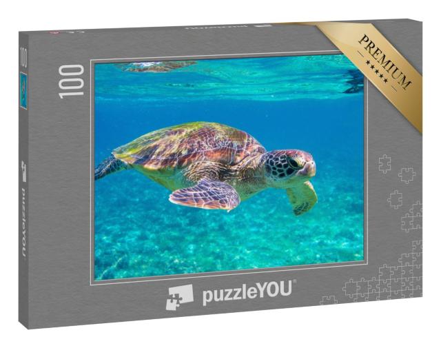 Puzzle 100 Teile „Meeresschildkröte“