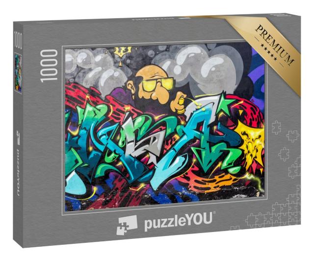 Puzzle 1000 Teile „Graffiti Sprayer“