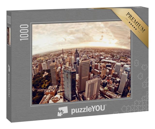 Puzzle 1000 Teile „Sydney im Sonnenuntergang, Australien“