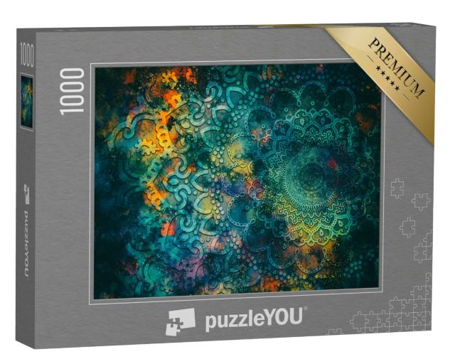 Puzzle 1000 Teile „Ein Mandala-Muster“
