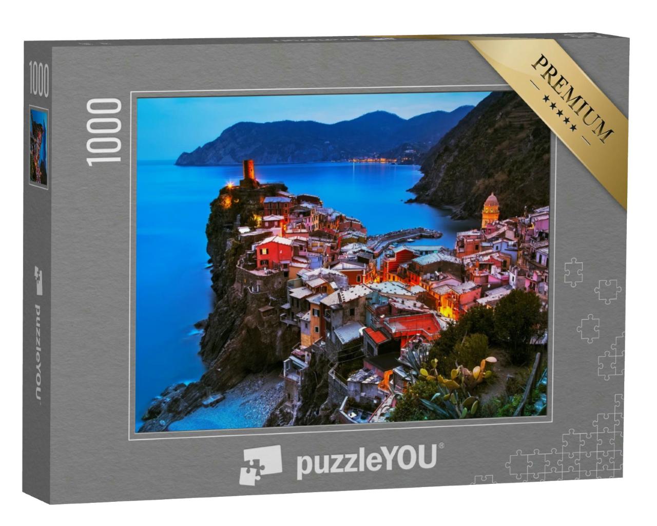 Puzzle 1000 Teile „Vernazza Dorf, Cinque Terre National Park, Italien“