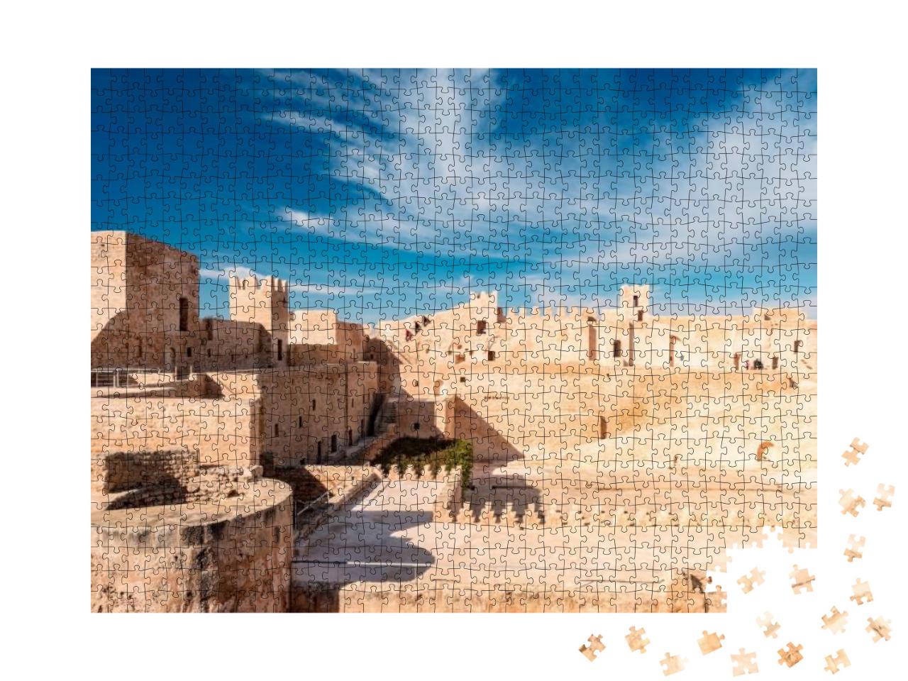 Puzzle 1000 Teile „Innenhof der Festung von Monastir, Tunesien“