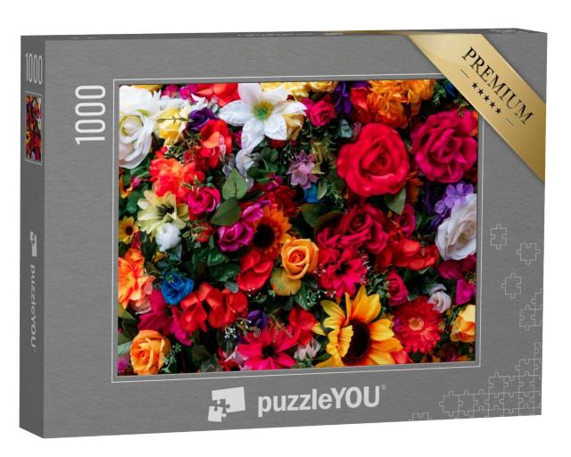 Puzzle 1000 Teile „Ein Meer von Blumen“