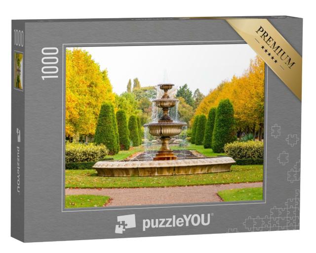 Puzzle 1000 Teile „Ein Springbrunnen im Regent's Park von London“