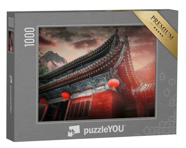 Puzzle 1000 Teile „Shaolin ist ein buddhistisches Kloster, China“
