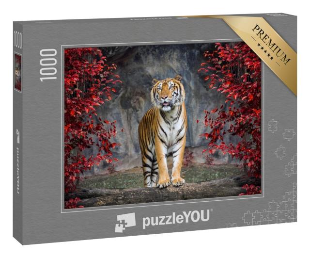Puzzle 1000 Teile „Porträt eines Tigers“