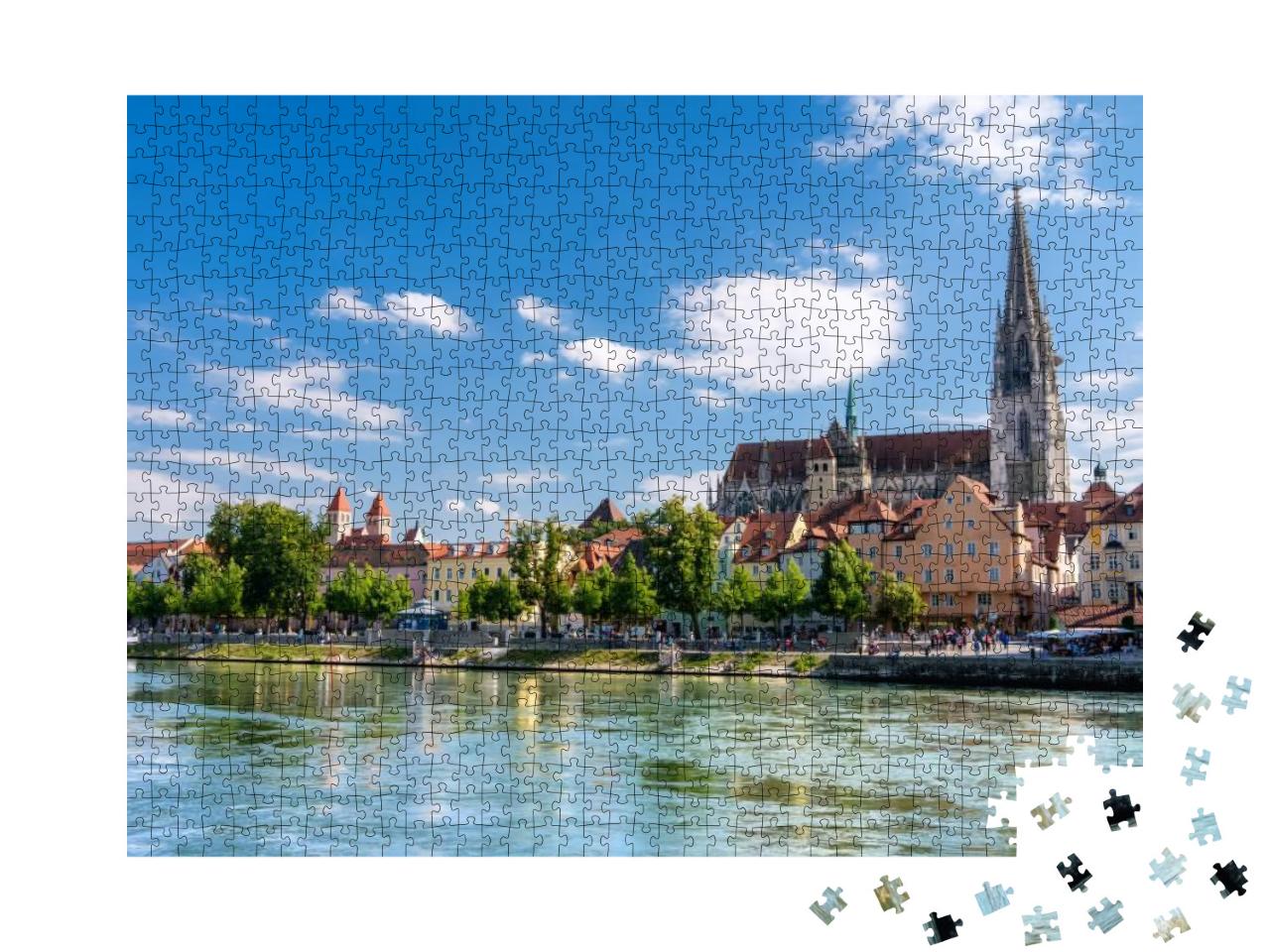 Puzzle 1000 Teile „Regensburg in der Oberpfalz, Bayern“