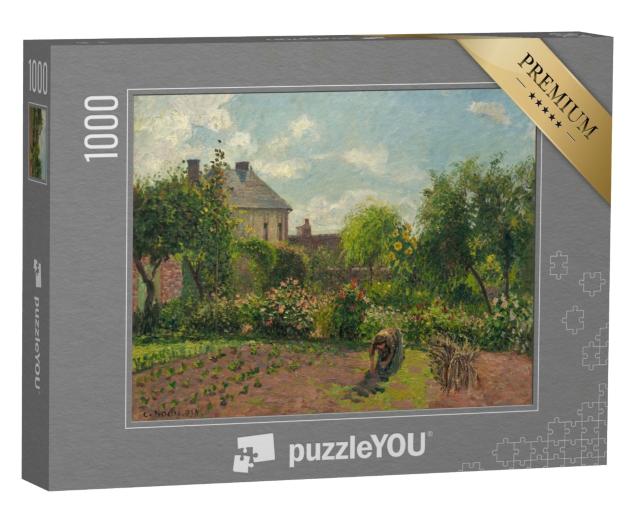 Puzzle 1000 Teile „Camille Pissarro - Der Garten des Künstlers in Eragny“