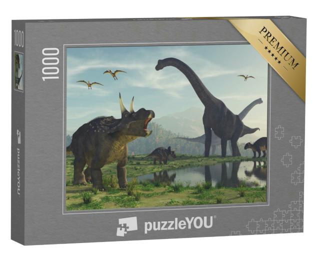 Puzzle 1000 Teile „Dinosaurier“