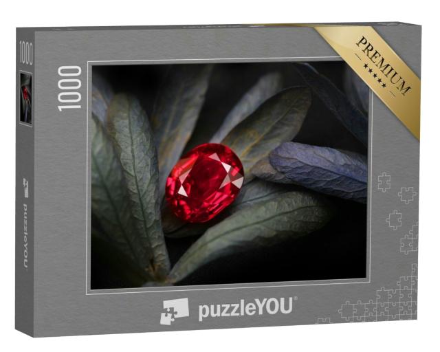 Puzzle 1000 Teile „Roter Edelstein“