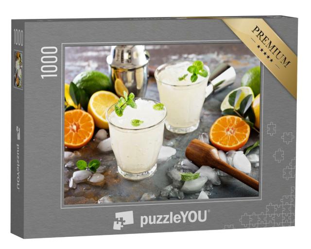 Puzzle 1000 Teile „Erfrischender Sommercocktail: Margarita mit Crushed Ice“