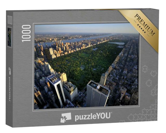 Puzzle 1000 Teile „Central Park und Manhattan von oben, New York“