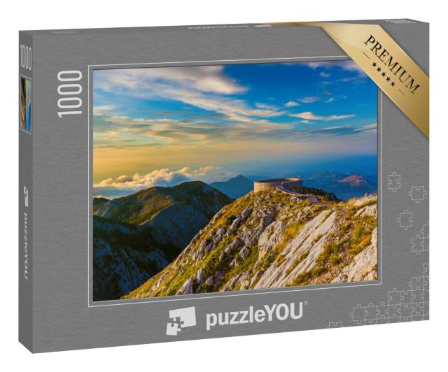 Puzzle 1000 Teile „Lovcen National Park in Montenegro bei Sonnenuntergang“