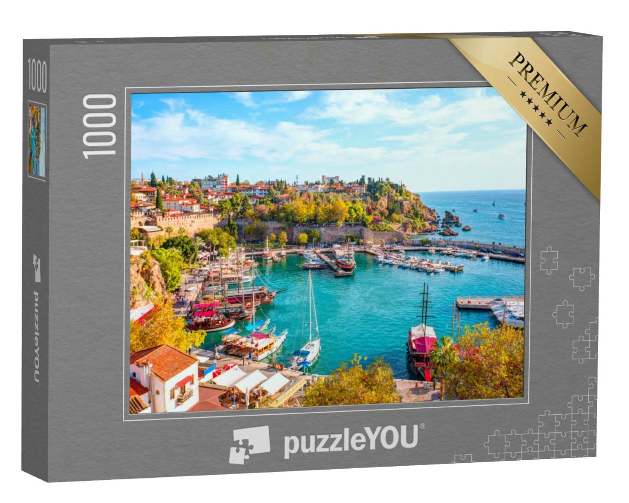 Puzzle 1000 Teile „Altstadt von Kaleici in Antalya, Türkei“