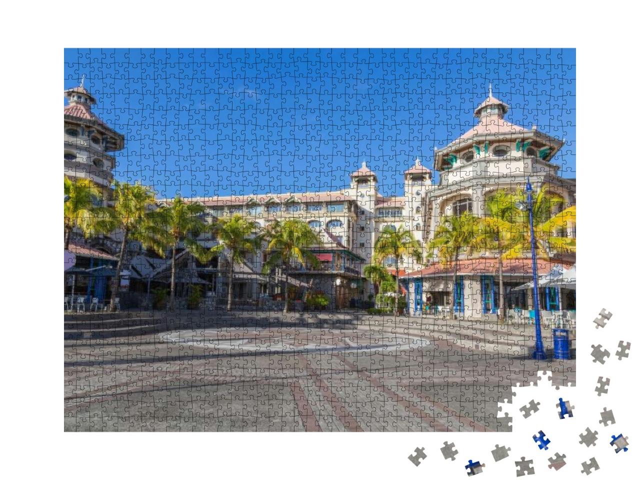 Puzzle 1000 Teile „Port Louis, Waterfront Center in der Hauptstadt von Mauritius“