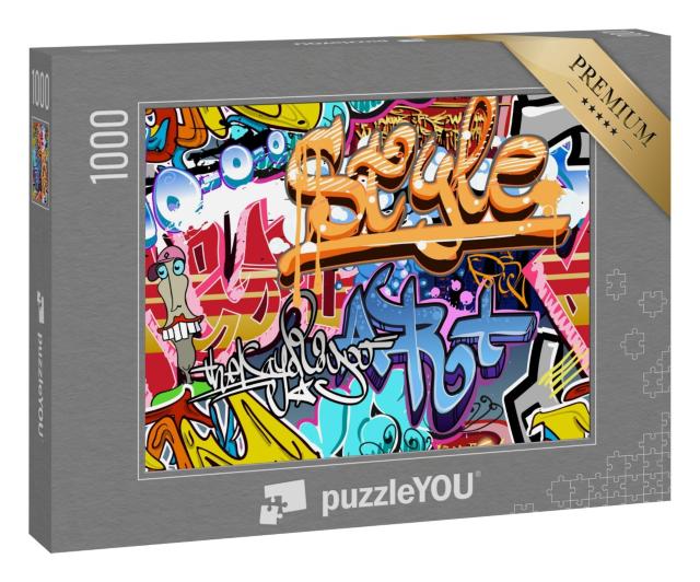 Puzzle 1000 Teile „Graffiti-Wand“