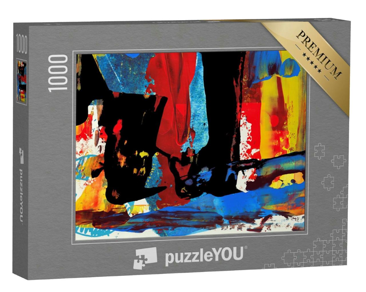 Puzzle 1000 Teile „Abstrakte Malerei“