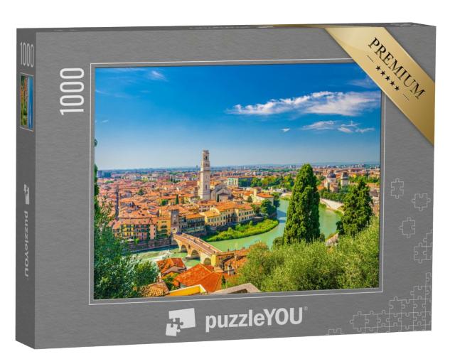 Puzzle 1000 Teile „Historische Altstadt von Verona, Italien“