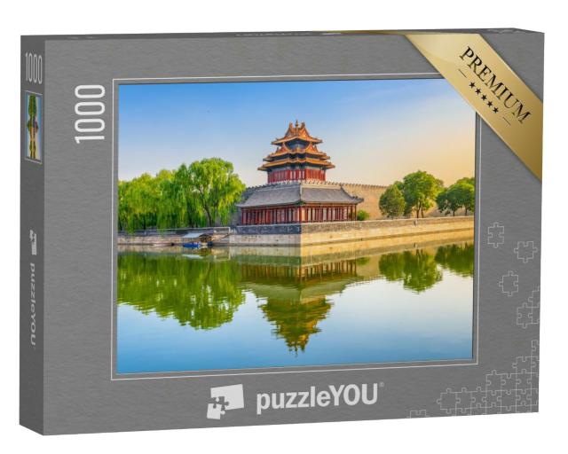 Puzzle 1000 Teile „Äußerer Burggraben der Verbotenen Stadt, Peking“