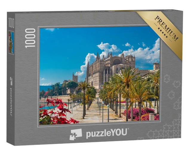 Puzzle 1000 Teile „Kathedrale La Seu in Palma de Mallorca, Balearen“