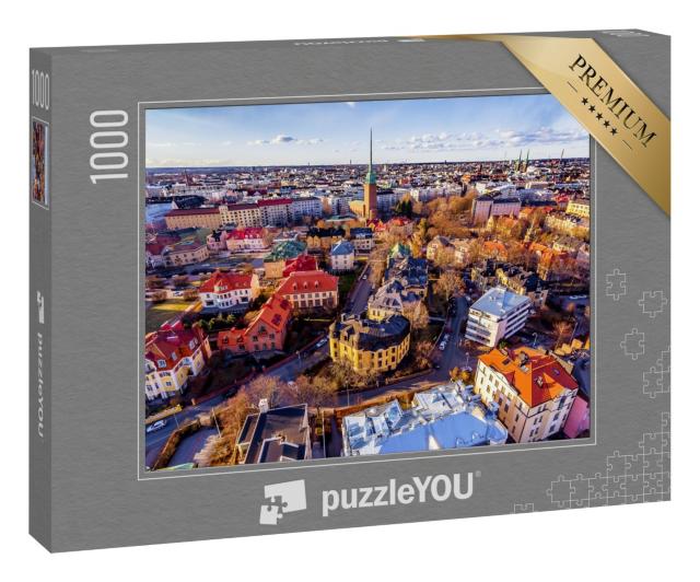 Puzzle 1000 Teile „Bunter Frühling in Helsinki, Finnland“
