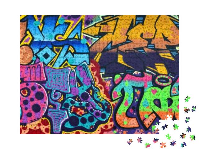 Puzzle 1000 Teile „Street Art Graffiti“