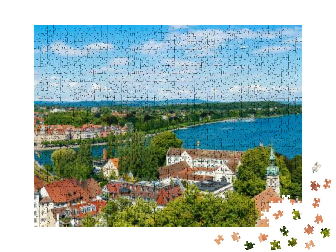 Puzzle 1000 Teile „Konstanz am Rhein und Bodensee“