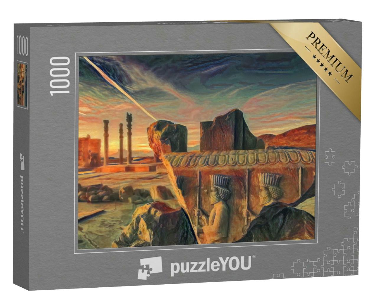 Puzzle 1000 Teile „im Stil von Edvard Munch, Der Schrei - Persepolis - Puzzle-Kollektion Künstler & Gemälde“