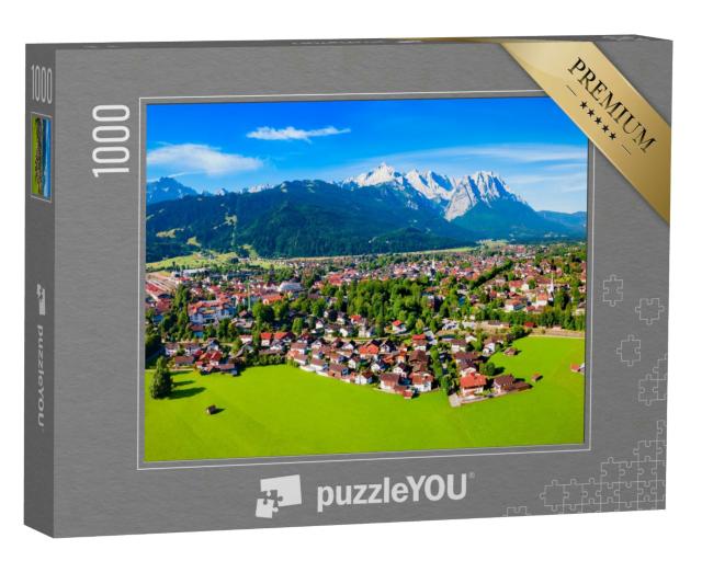 Puzzle 1000 Teile „Garmisch-Partenkirchen und Zugspitze“