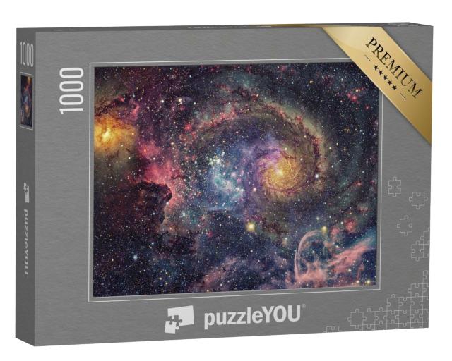 Puzzle 1000 Teile „Galaxie und Nebel, abstrakter Weltraum-Hintergrund“