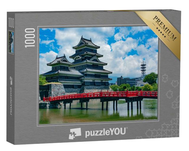 Puzzle 1000 Teile „Schloss Matsumoto, ein Wahrzeichen von Nagano, Japan“