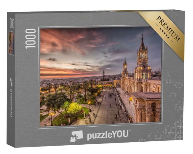 Puzzle 1000 Teile „Arequipa Sonnenuntergang Peru“